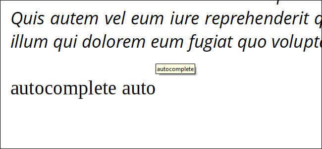 Диалог Параметры автозавершения в LibreOffice Writer, вкладка Автозавершение слов