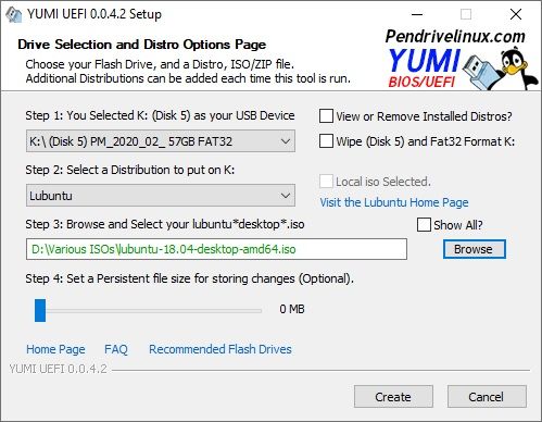 yumi multiboot hit create