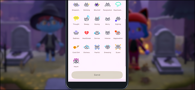 Реакции в Animal Crossing через NookLink