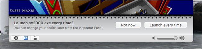 Окно предложения автозапуска для игры в Boxer