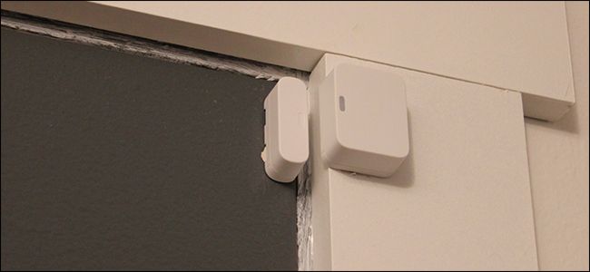 Датчик двери установлен на косяке двери