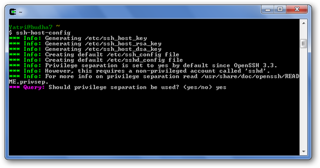 Подтверждение Privilege Separation