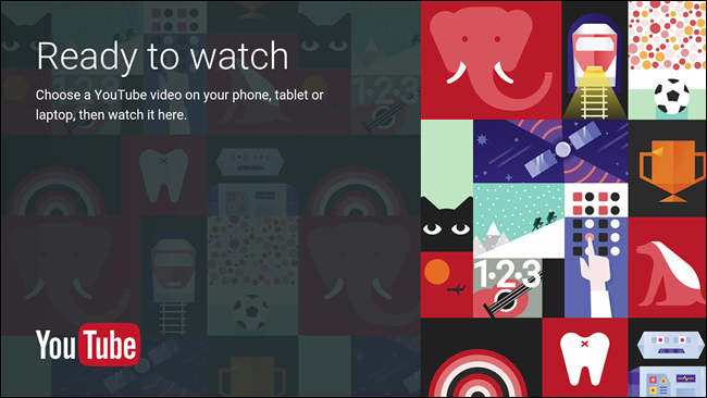 Экран YouTube на Chromecast