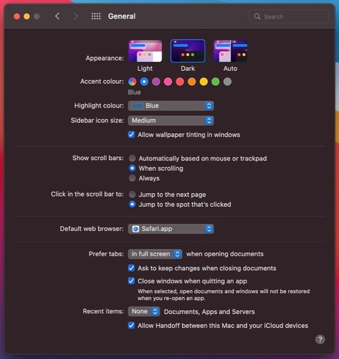 enable handoff on mac
