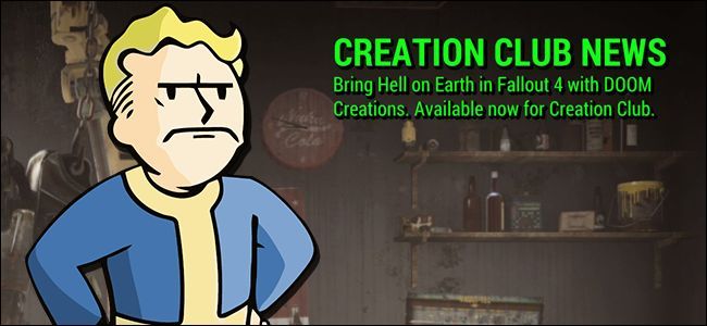 Удаление спама Creation Club в Fallout 4