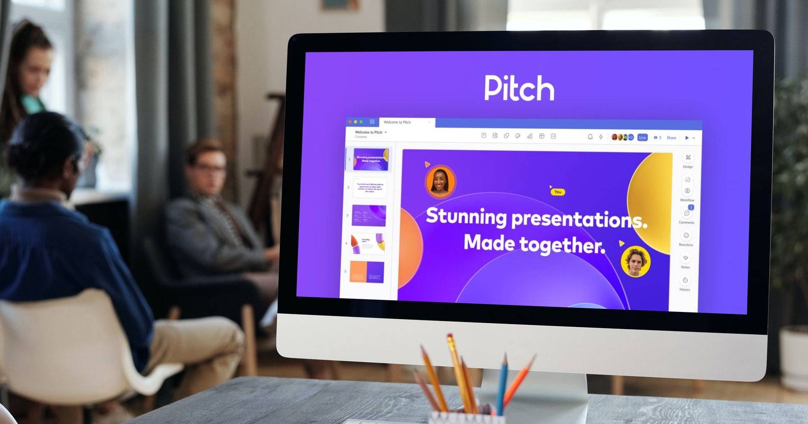 Pitch — быстрое создание совместных презентаций