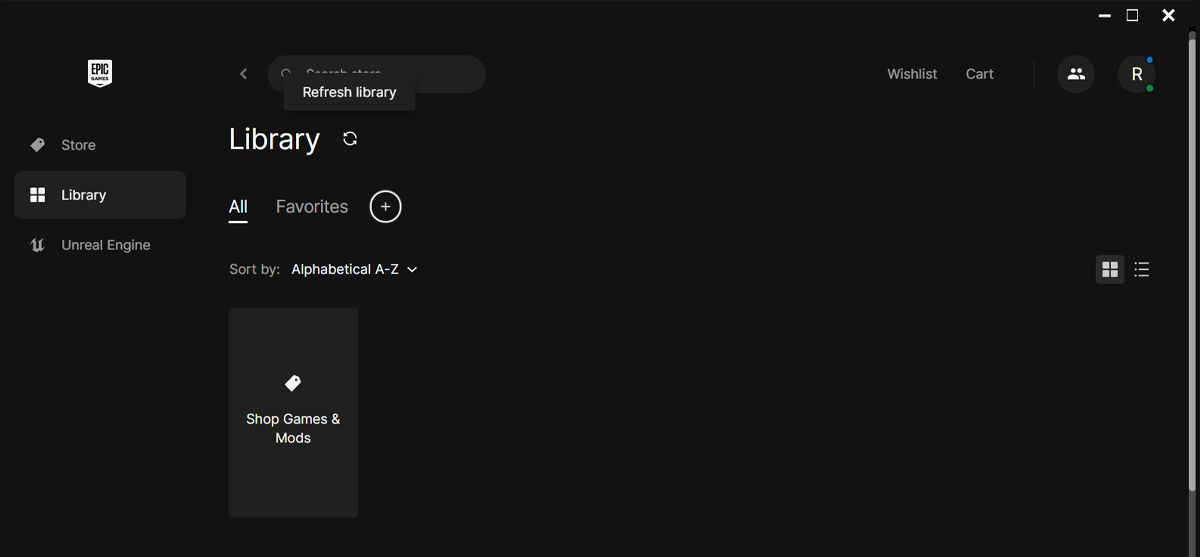 Инструкция по обновлению библиотеки Epic Games