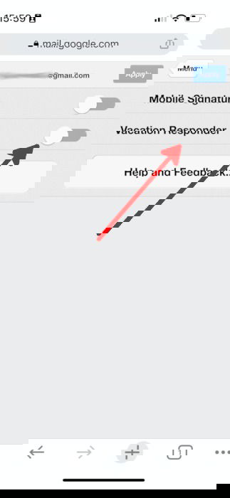 Gmail Mobile Settings
