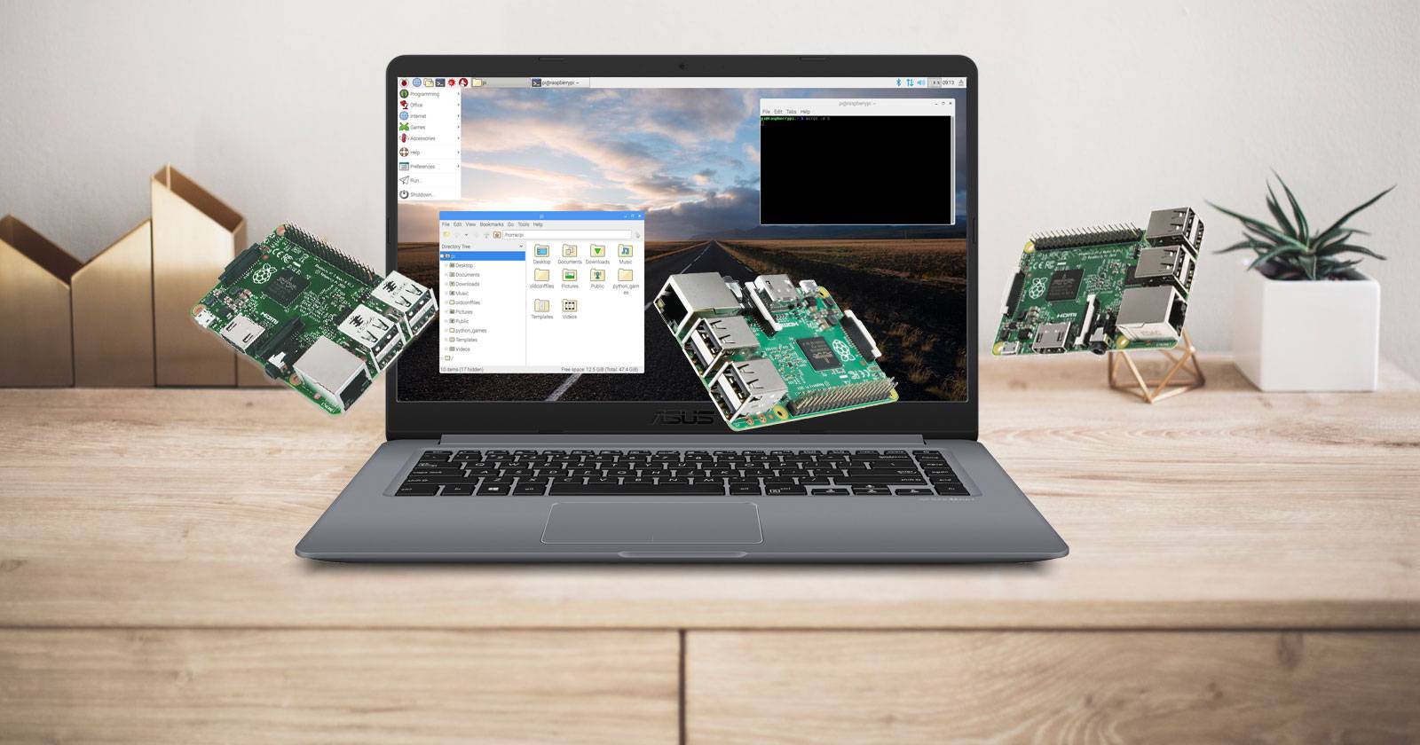 Raspberry Pi подключён к сети для загрузки по PXE