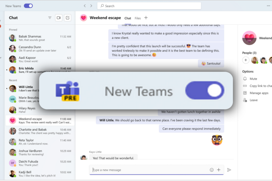 Как вернуть старую Microsoft Teams