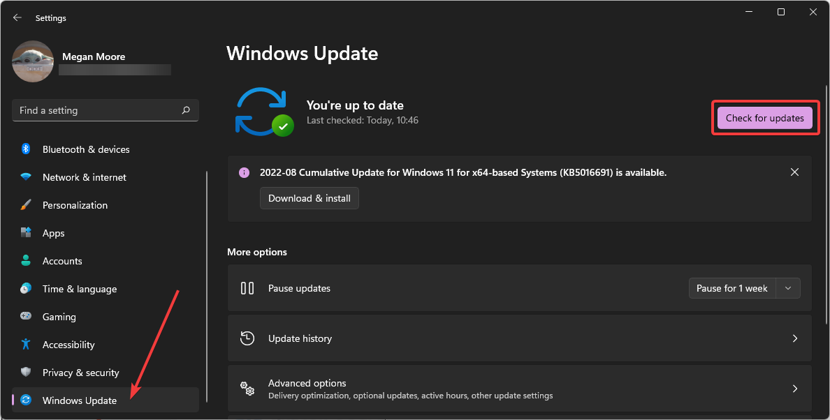 Check for updates to fix rusts low fps on good pc.