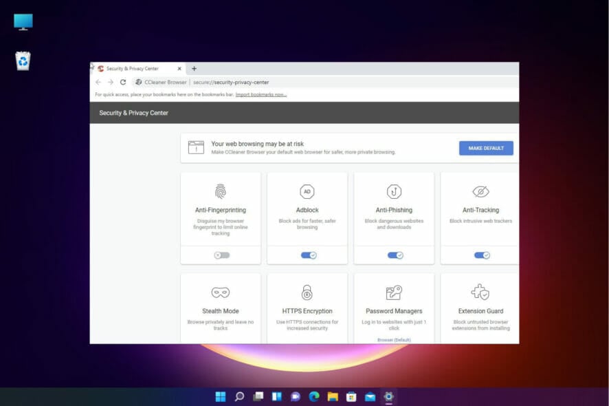 Безопасен ли браузер CCleaner?