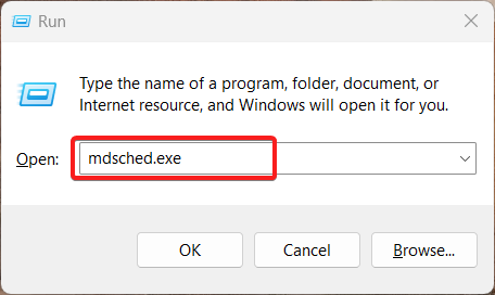 Avvio diagnostica memoria Windows