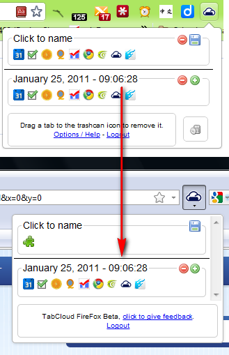 TabCloud: синхронизация сессий вкладок между браузерами