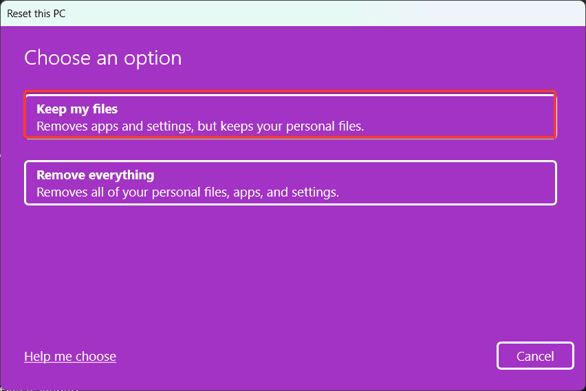 Сохранить мои файлы