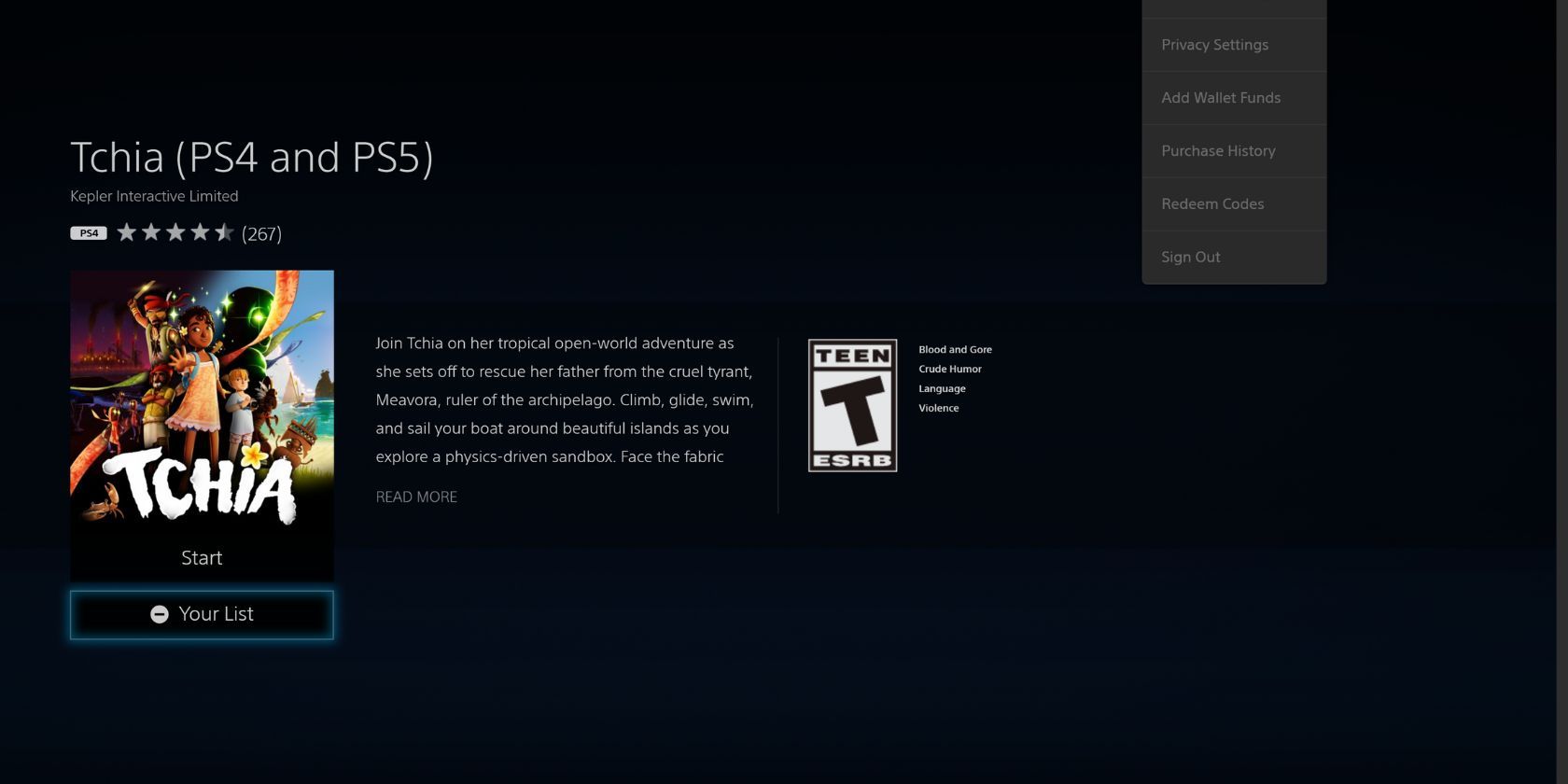 adding a game to your list in ps plus for pc