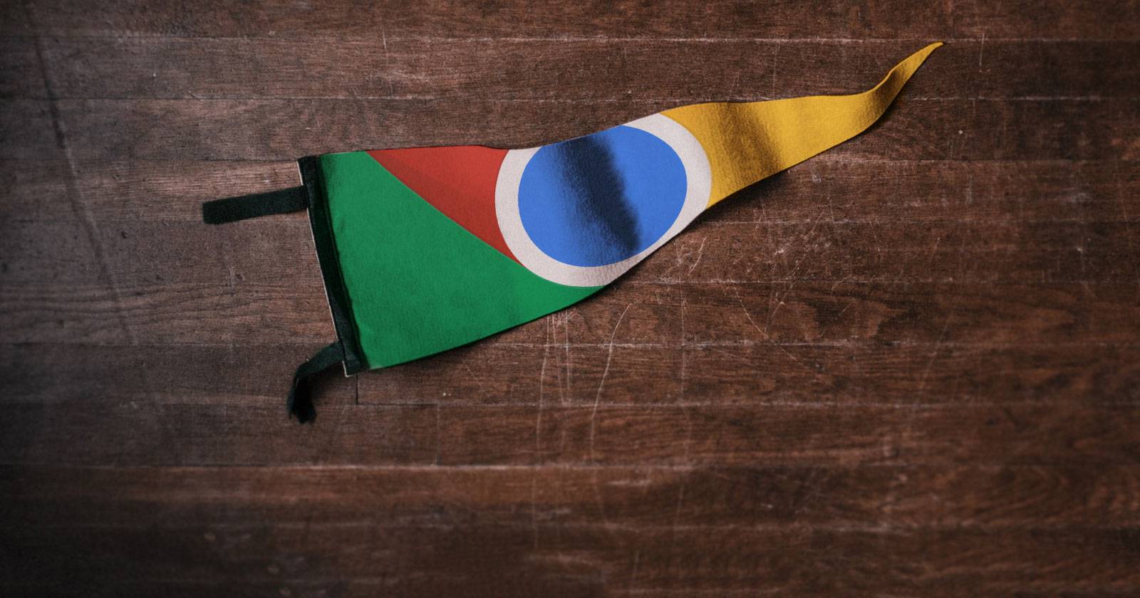 Фон новой вкладки Chrome с абстрактным изображением