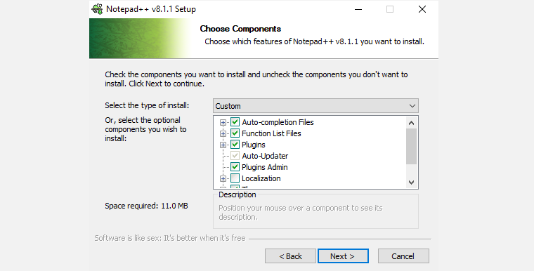 Плагины Notepad++: установка, обновление, удаление