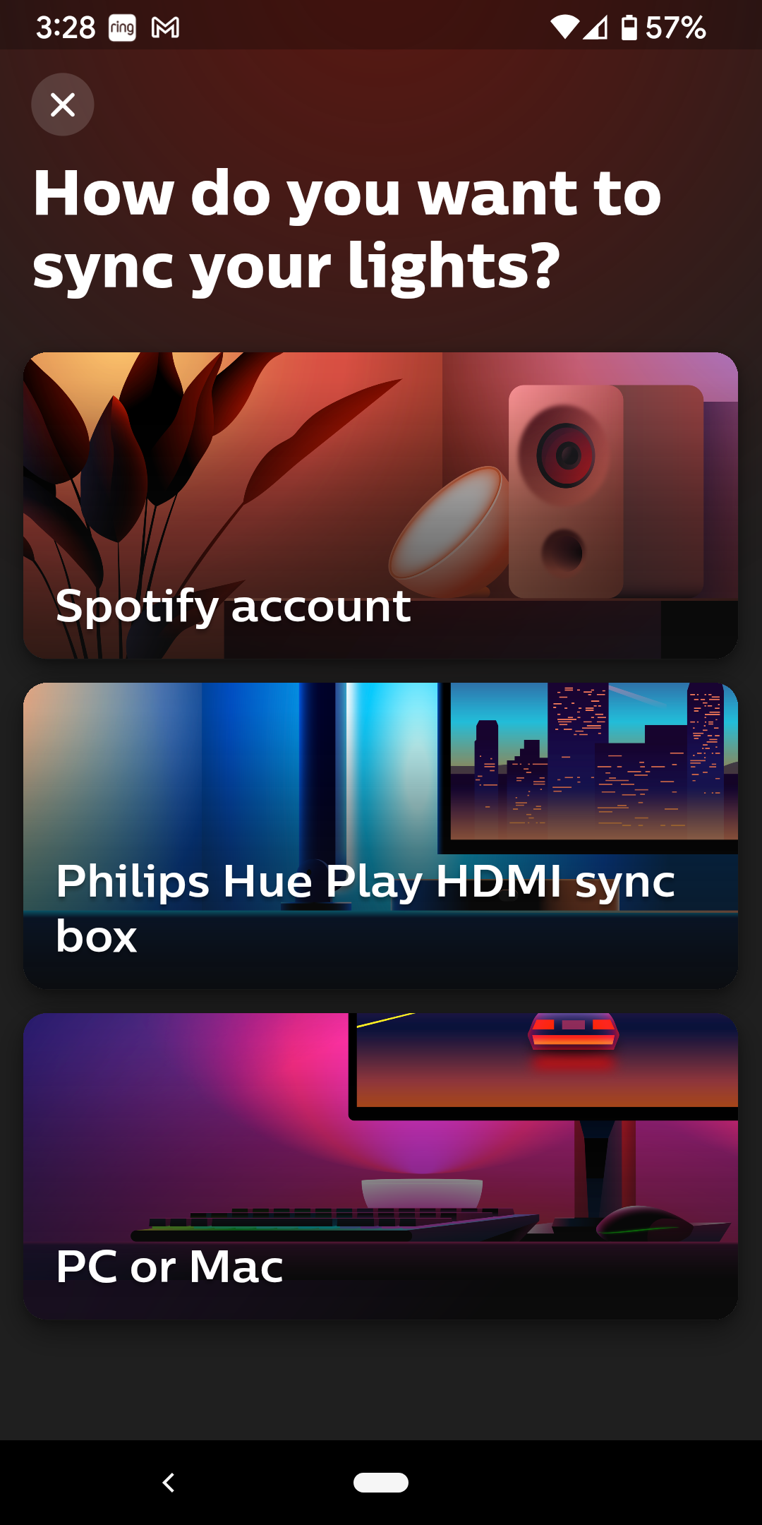Hue how sync lights screen 8