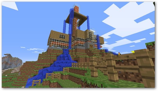 Пример дома, построенного игроком