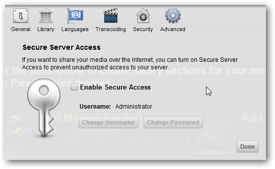 Безопасность Plex