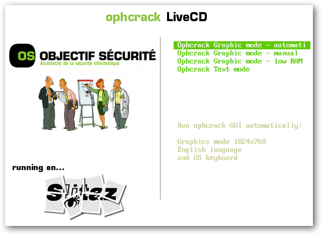 Меню выбора загрузочного устройства на экране