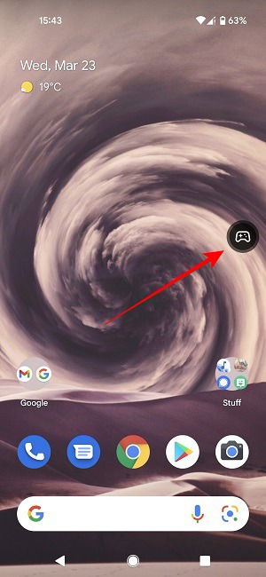 Появившийся плавающий значок Game Dashboard на рабочем столе