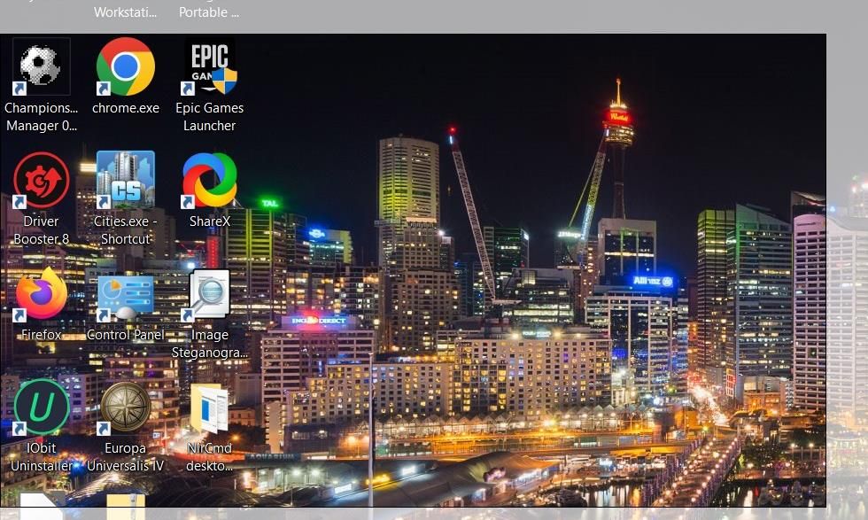 Выделение области рабочего стола для скриншота