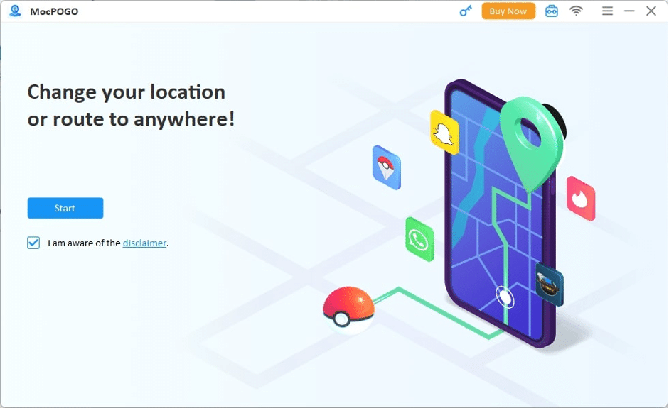 Скриншот установки MocPOGO на смартфон