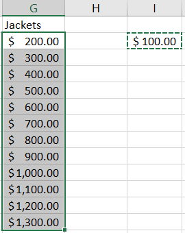Результат добавления суммы через Специальную вставку