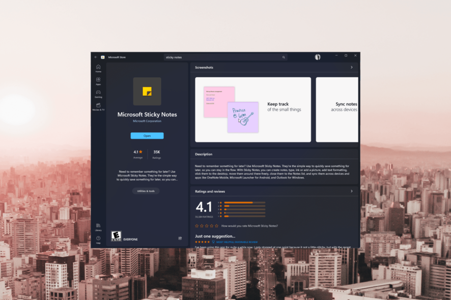 Sticky Notes в Windows 10: установка и резервные копии