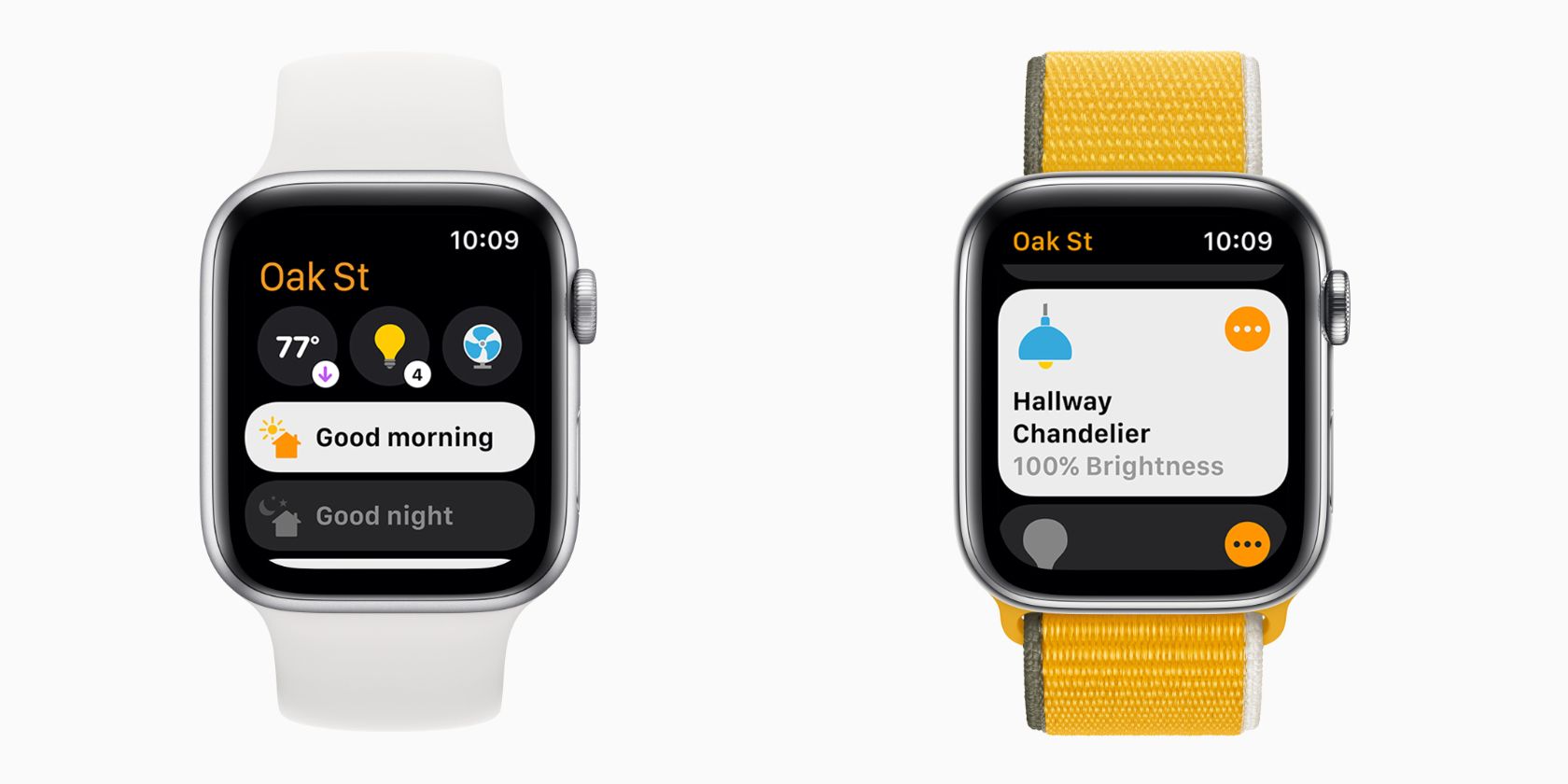 Обновлённое приложение «Дом» на Apple Watch