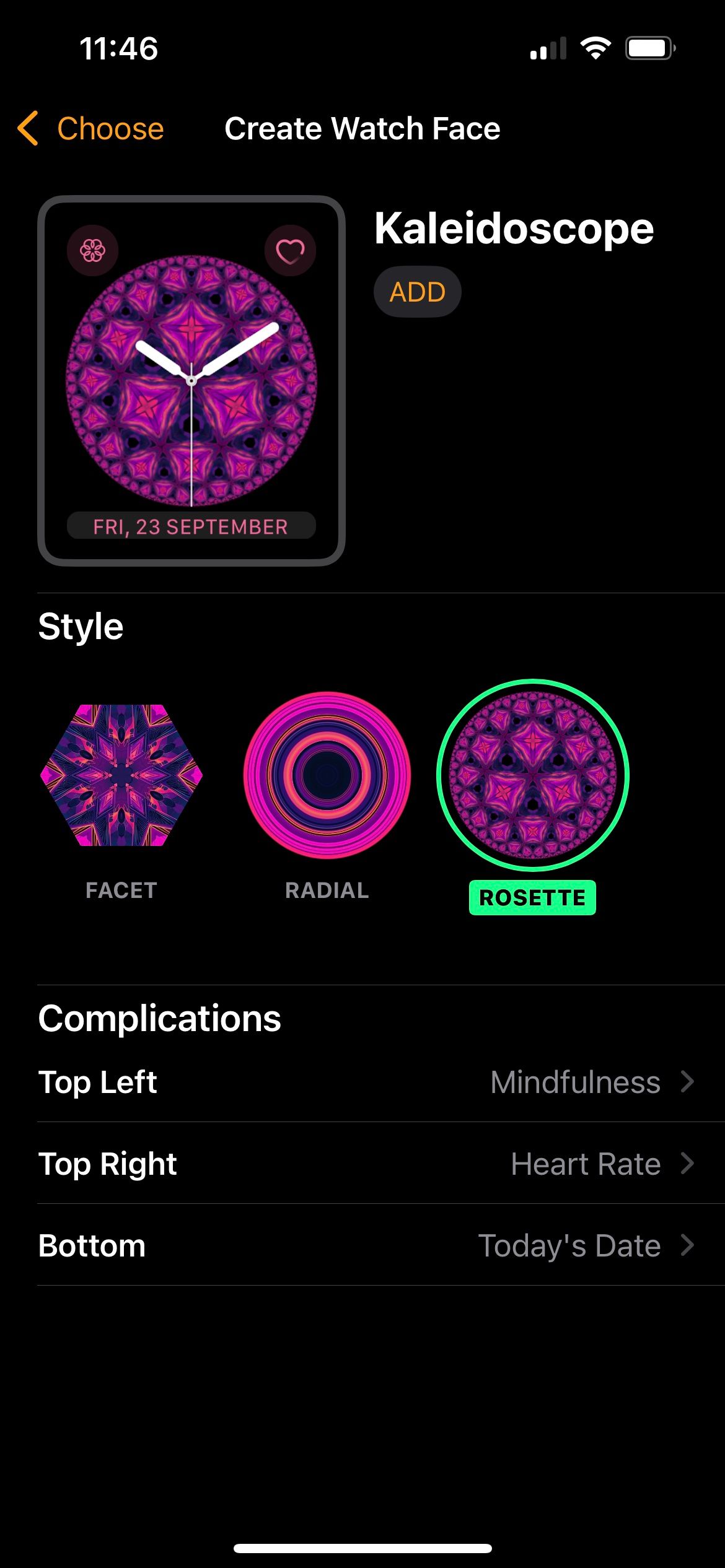 Kaleidoscope в стиле Rosette