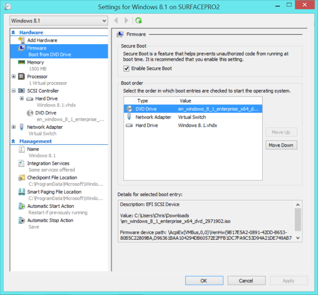 virtual-machine's-settings-in-hyper-v