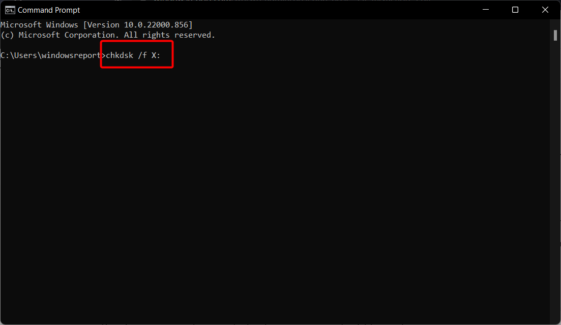 Процесс проверки chkdsk — исправление повреждённых директорий