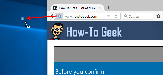 Перетащите иконку сайта из адресной строки на рабочий стол, чтобы создать ярлык