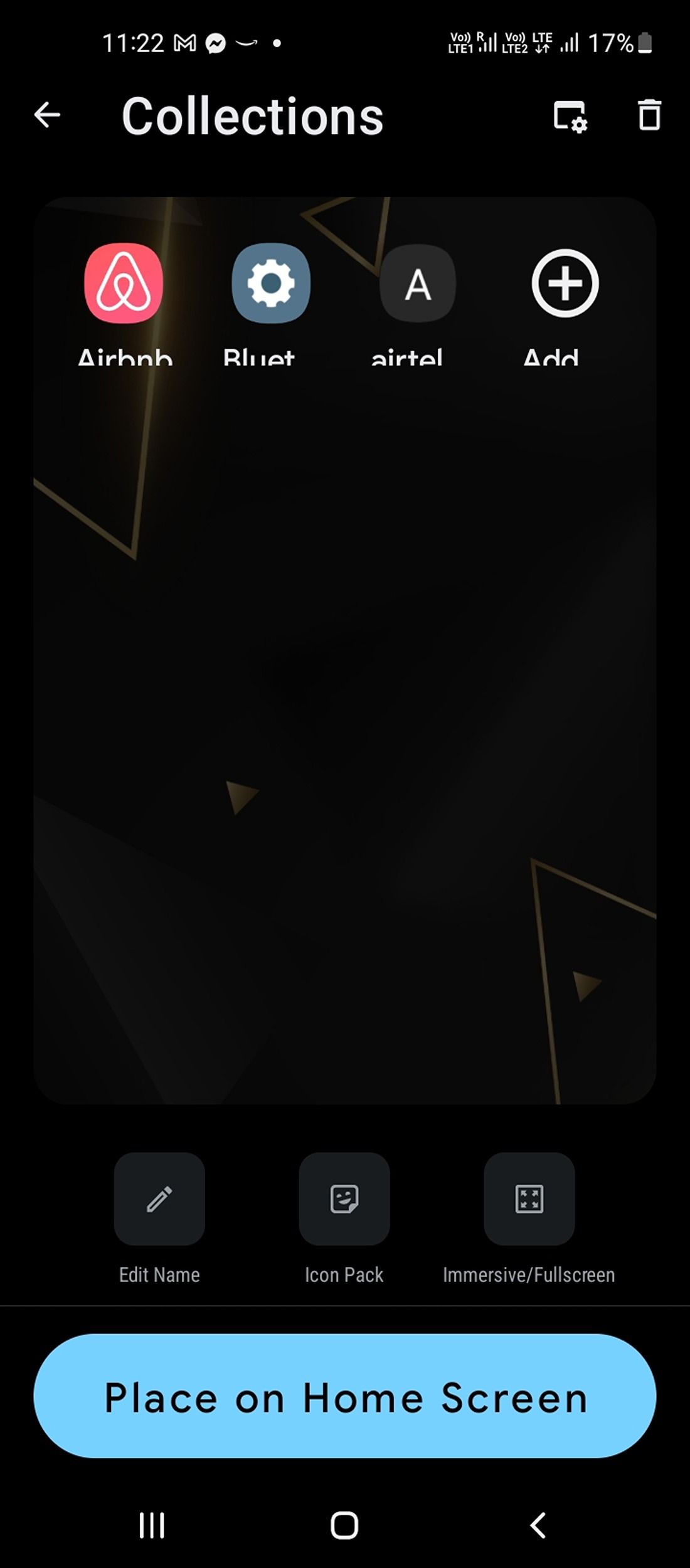 Коллекции в Shortcut Maker