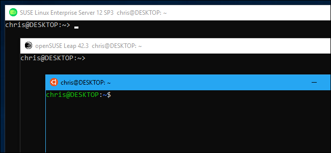 Несколько ярлыков дистрибутивов Linux в меню Пуск