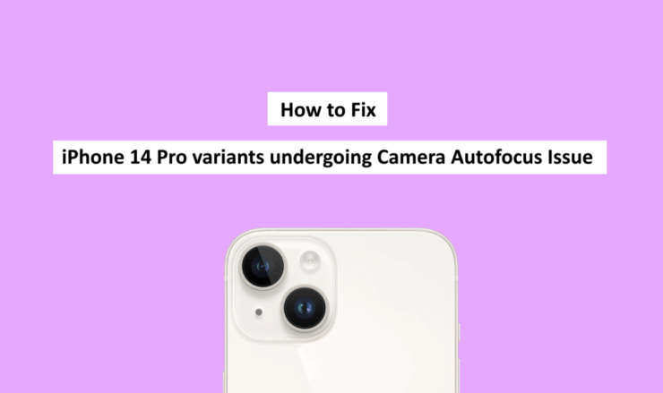 Исправить автофокус камеры iPhone 14 Pro