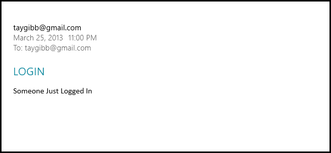Email при входе в Windows через PowerShell
