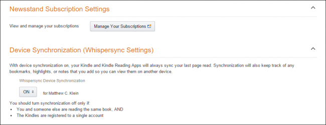Список обновлений книг и синхронизация
