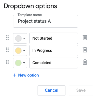 Настройка предустановленного выпадающего списка