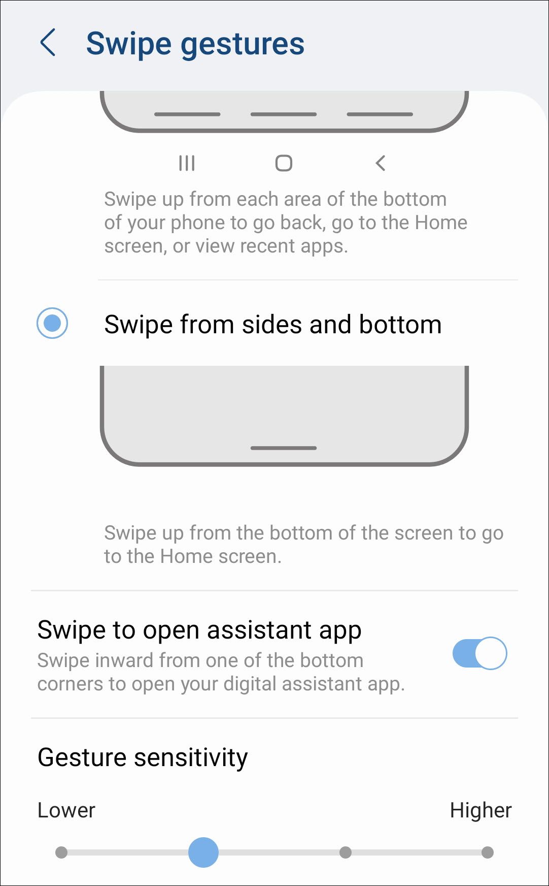 customize the buttons and sensitivity