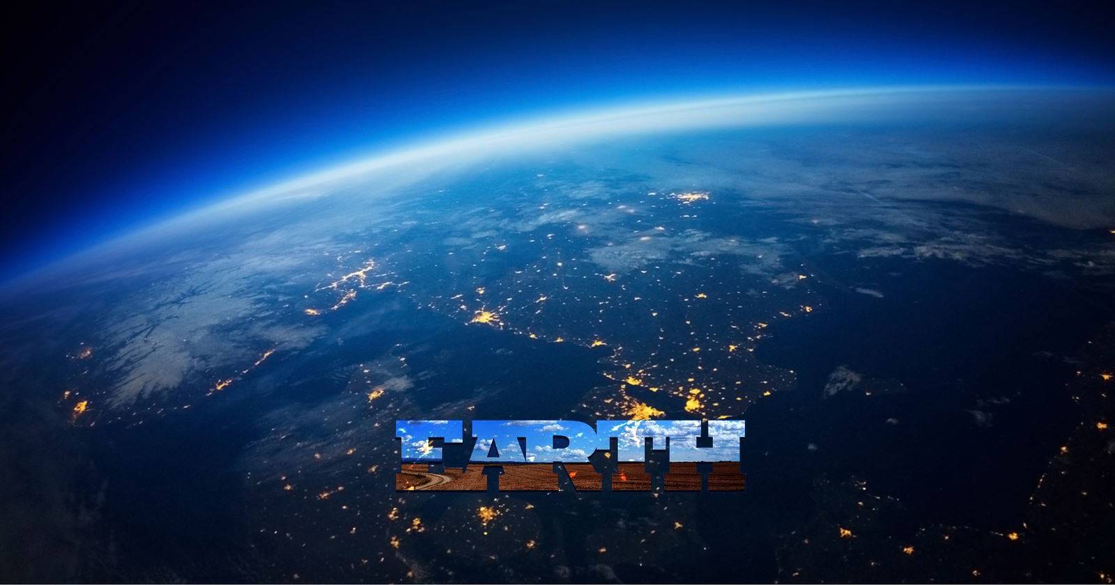 Заполнить текст изображением в Photoshop