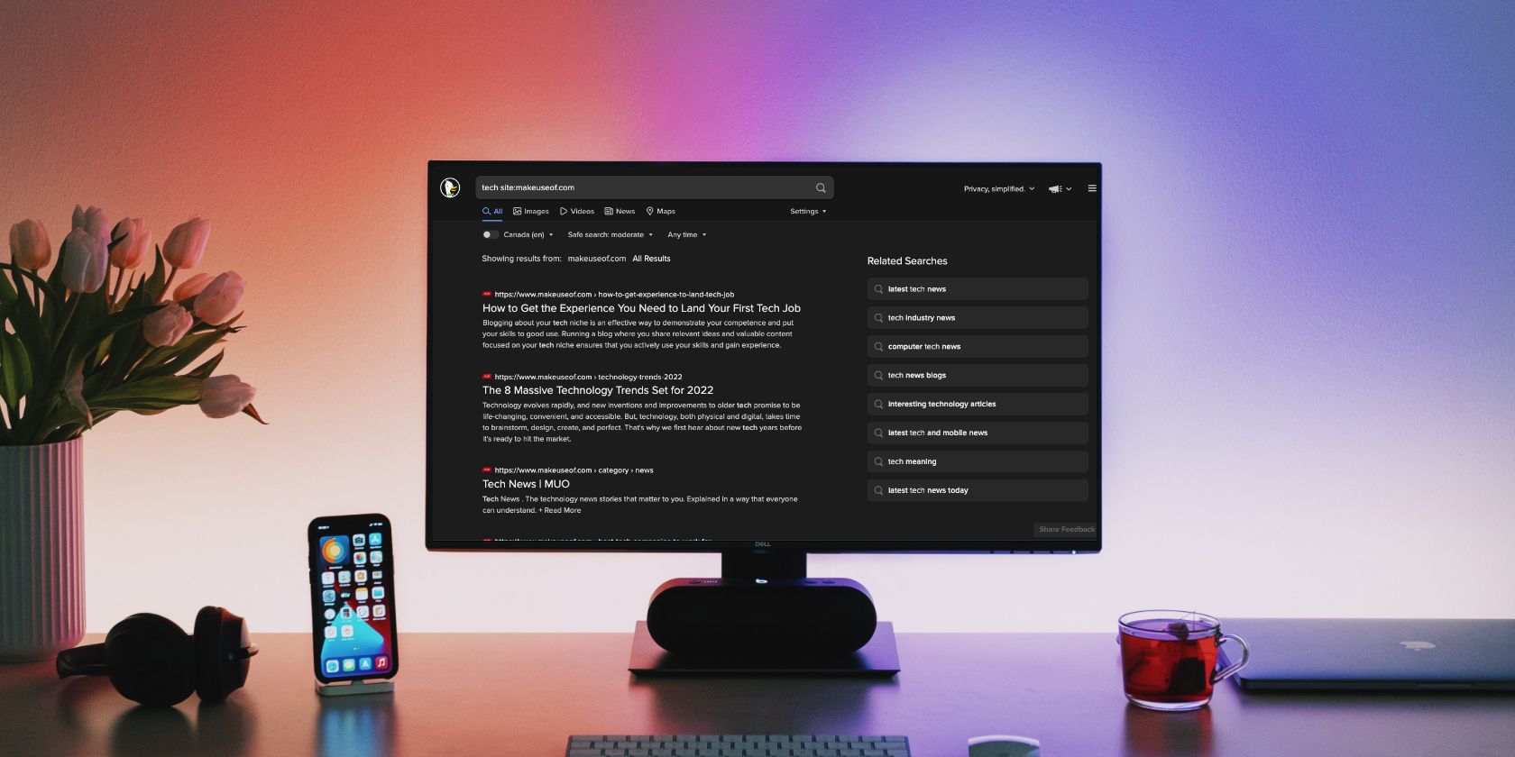 Операторы поиска и Instant Results в DuckDuckGo