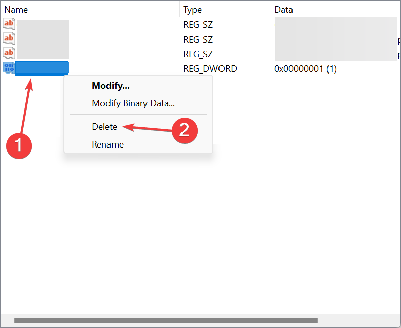 Удаление NoBrowserOptions из реестра