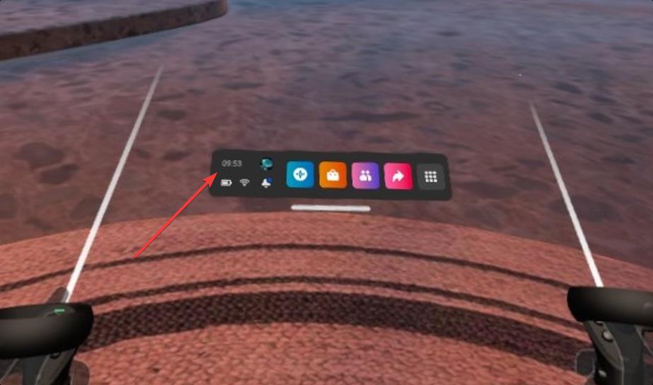 Меню Быстрые настройки на Oculus Quest