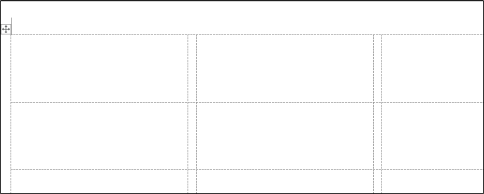 Пустой шаблон этикеток