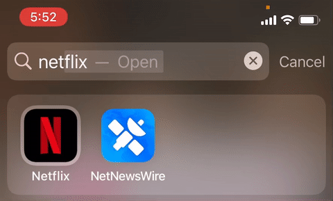Уведомление о сработавшей команде на iPhone