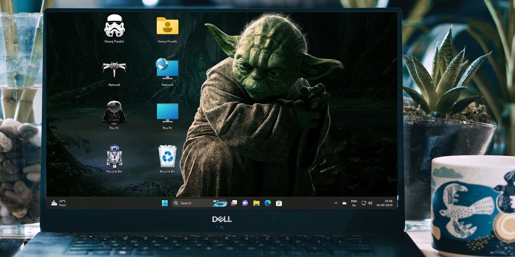Star Wars Theme with Default Icons and Theme Icons — пример сочетания темы и стандартных значков